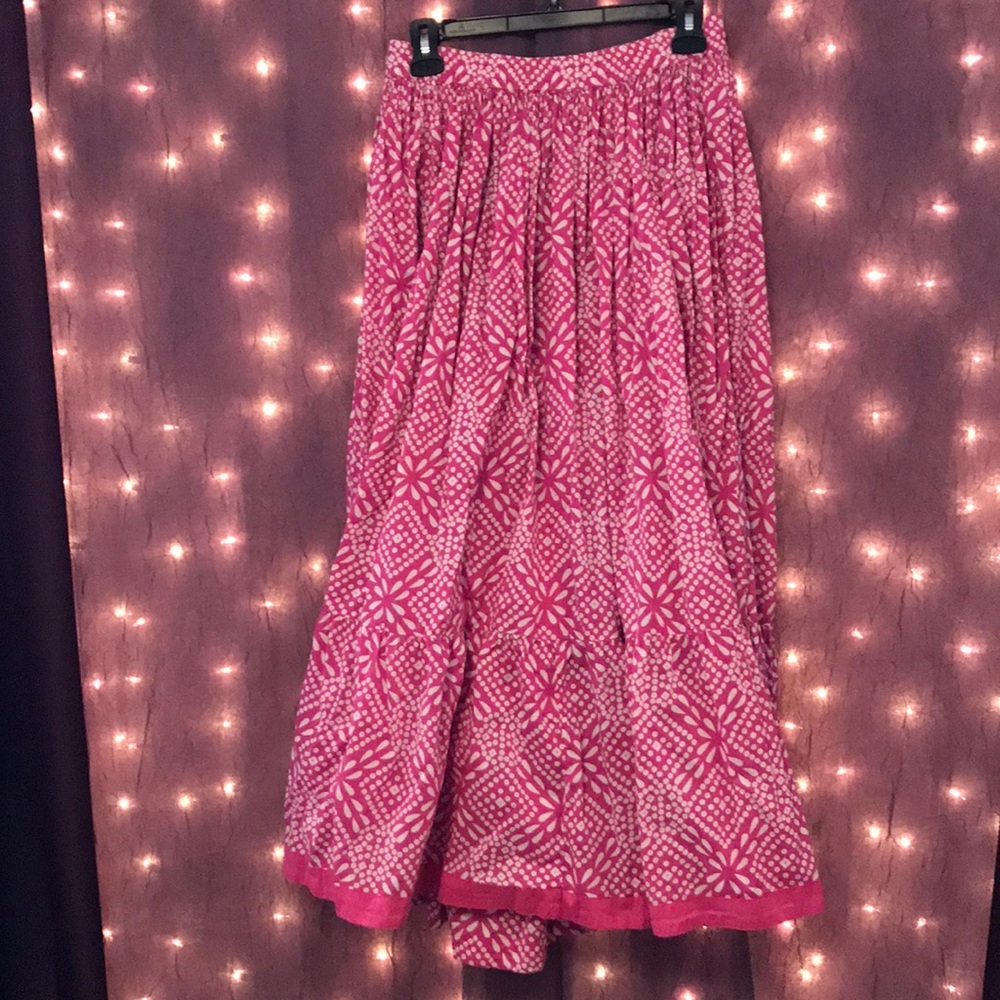 Cotton bohemian skirt
